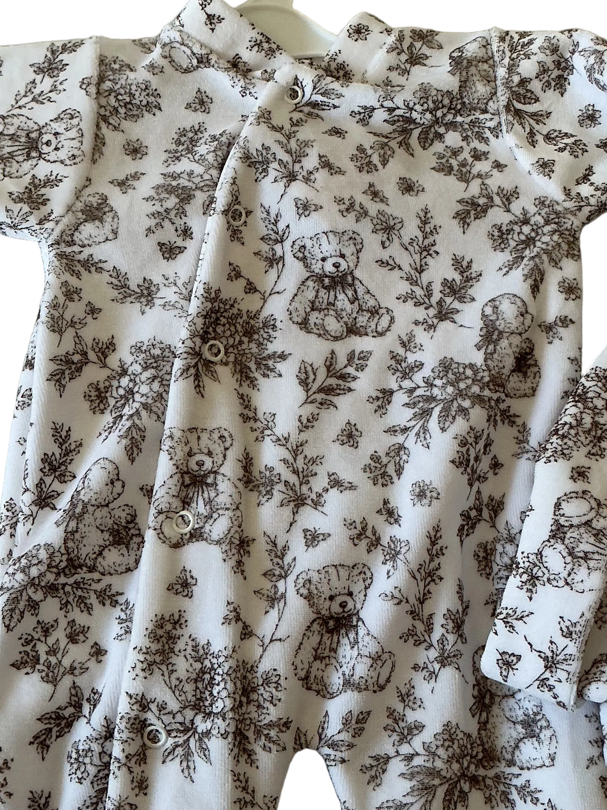Pyjama oursons et toile de jouy 3 pièces