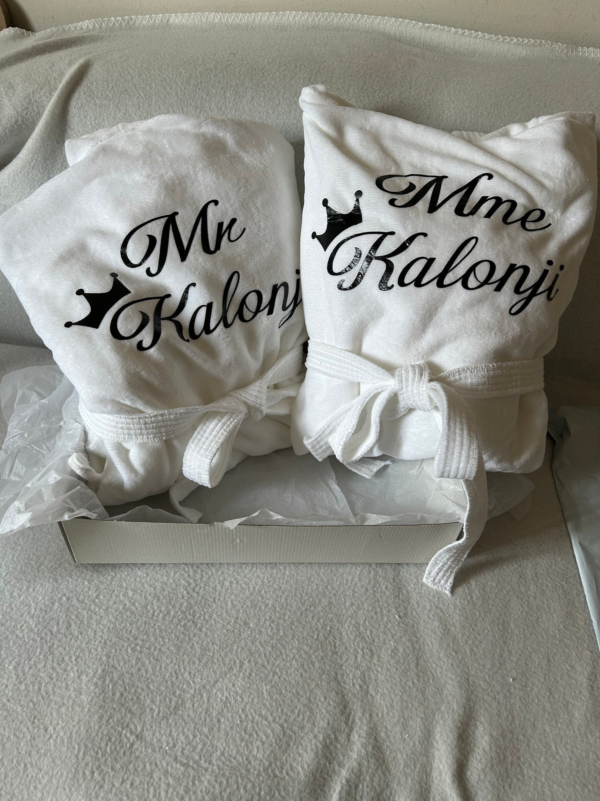 Peignoir de bain personnalisé