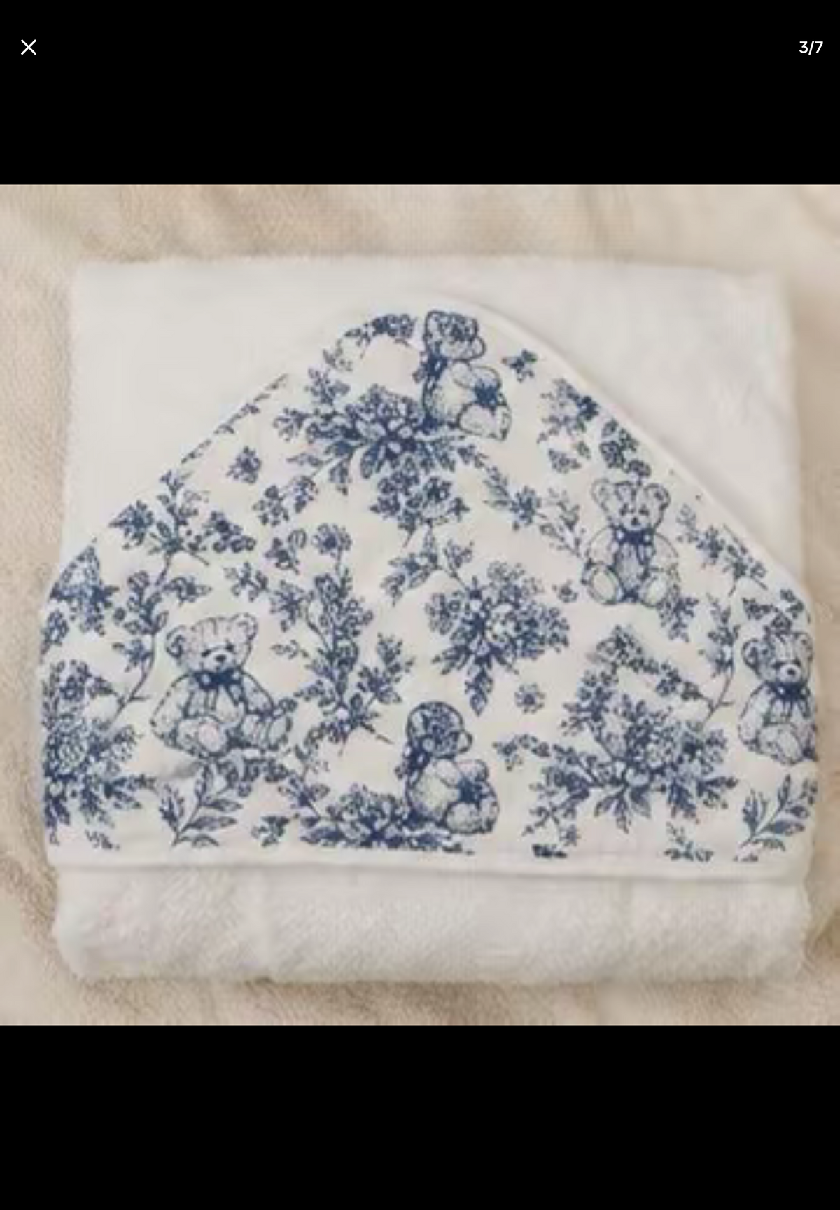 Cape de bain 100% coton douce et confortable