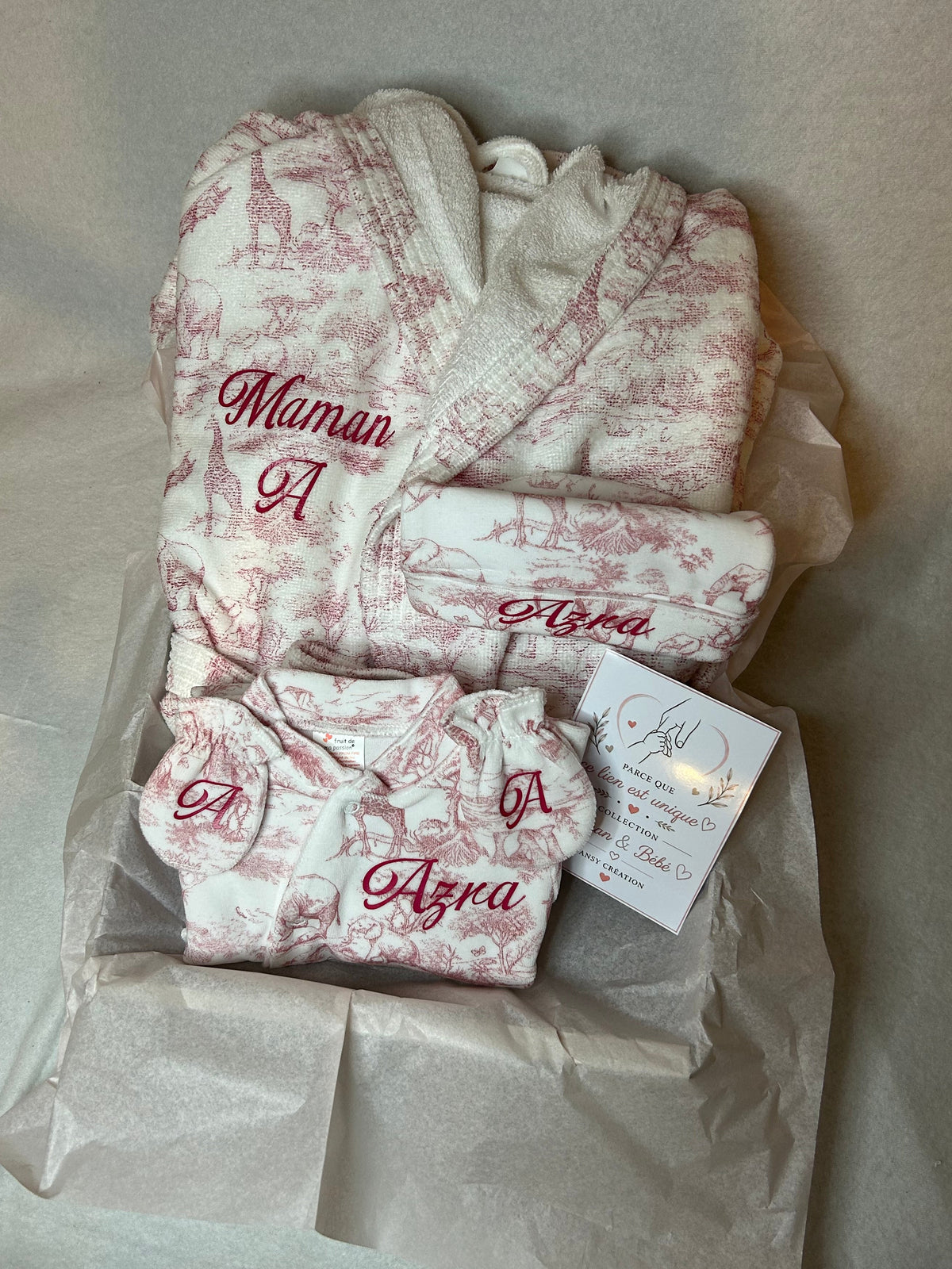Coffret Maman & bébé personalisé