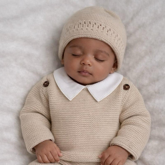 Ensemble naissance 3 pièces-Beige