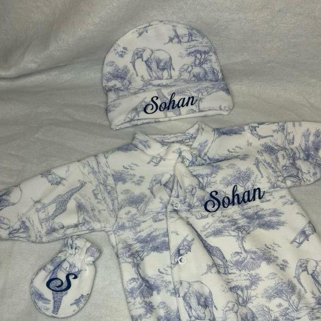 Pyjama safari 0-3mois